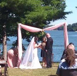 Schultz wedding at Lake Bloomington, 7-8-18